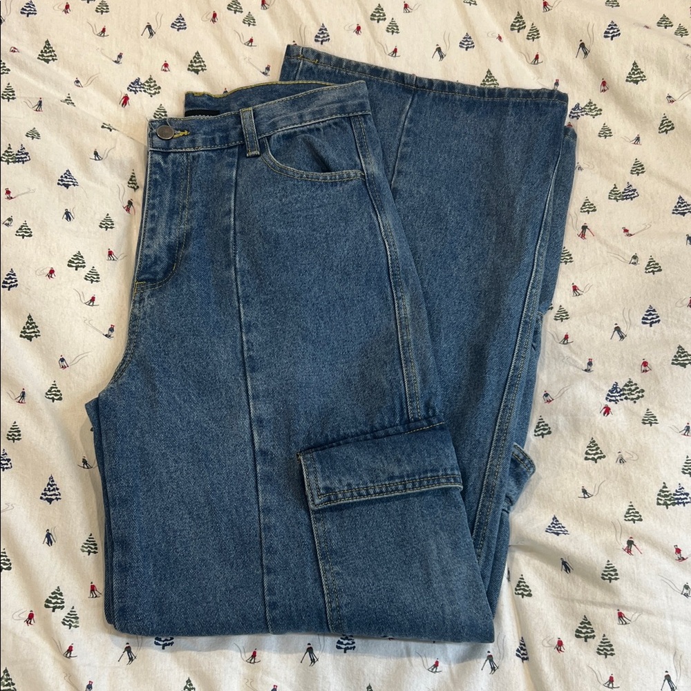 Blu Pepper Women's Boot Cut Jeans in Classic Blue